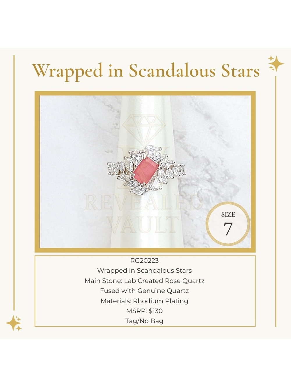 Wrapped in Scandalous Stars - Size 7 - OG